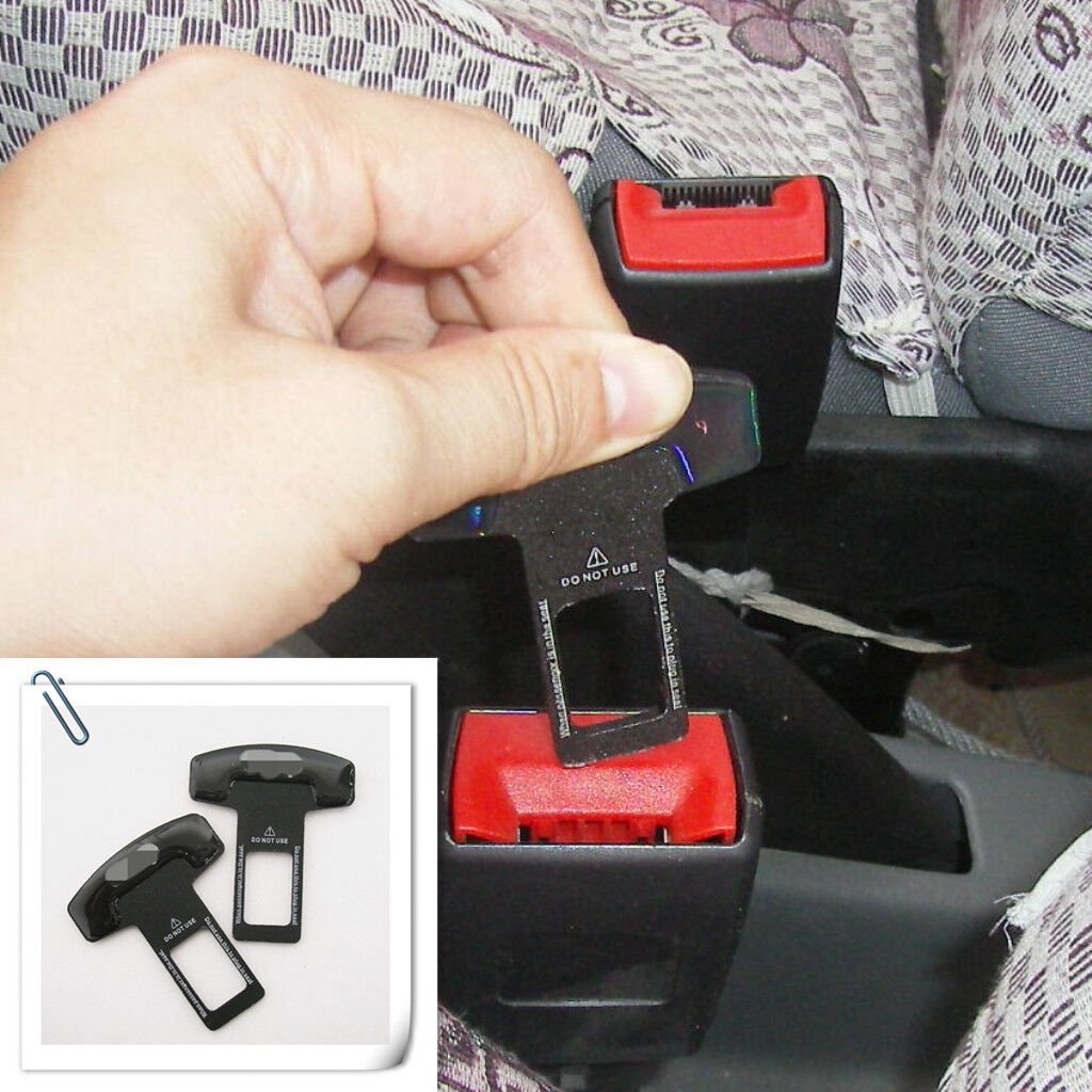 Seat Belt Control Buckle Clasp Insert Plug Eliminate Stop Alarm Fit Benz Auto 