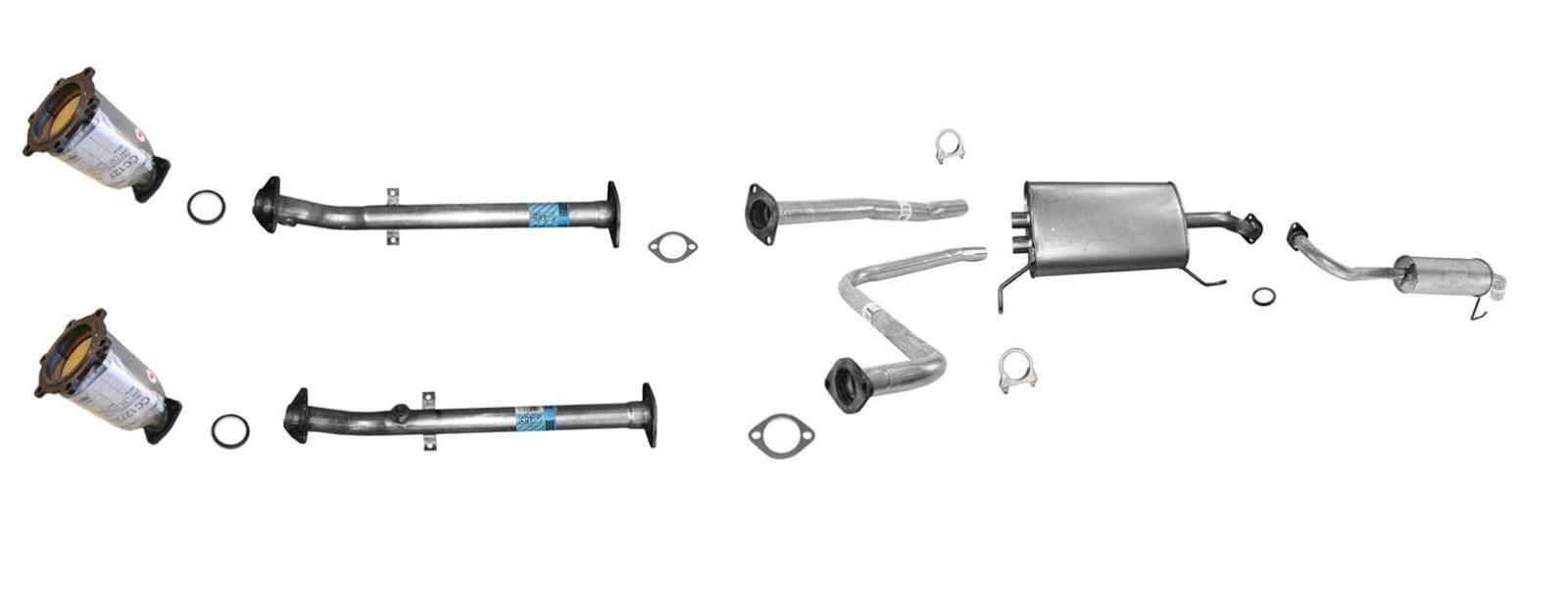 Exhaust System with Federal Emissions for Pathfinder 96-00 & QX4 97-00 3.3L