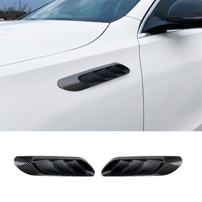 2X For Benz C Class W206 C200 C260 2022 ABS Car Leaf Plate Air Inlet Trim Cover