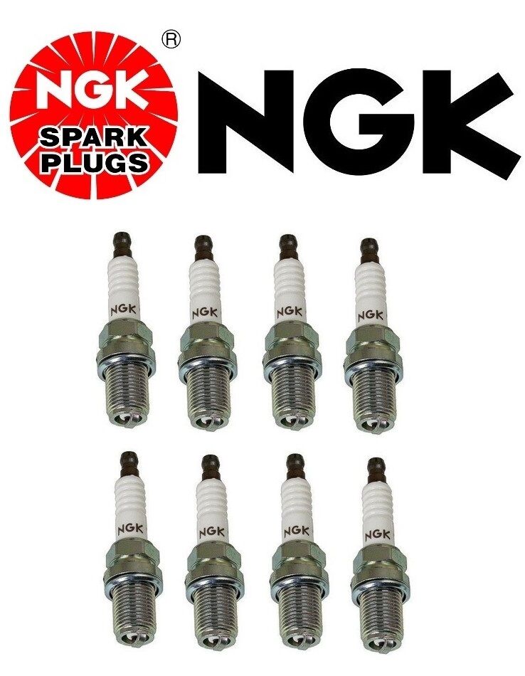 NEW For Honda Racing 8 pcs-NGK V-Power Spark Plugs R5671A-7/4091 OEM Set