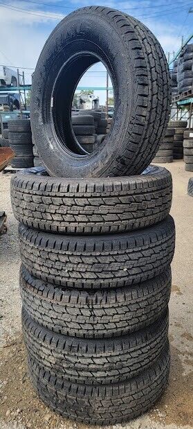 Set Of 6 Tires LT 225/75 R16 115/112 S General Grabber HTS 15/32 Tread 2604820