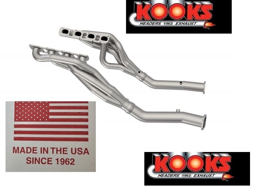 Kooks 2\'\' SS headers O/R connection pipes for supercharged 2021-24 Dodge Ram TRX