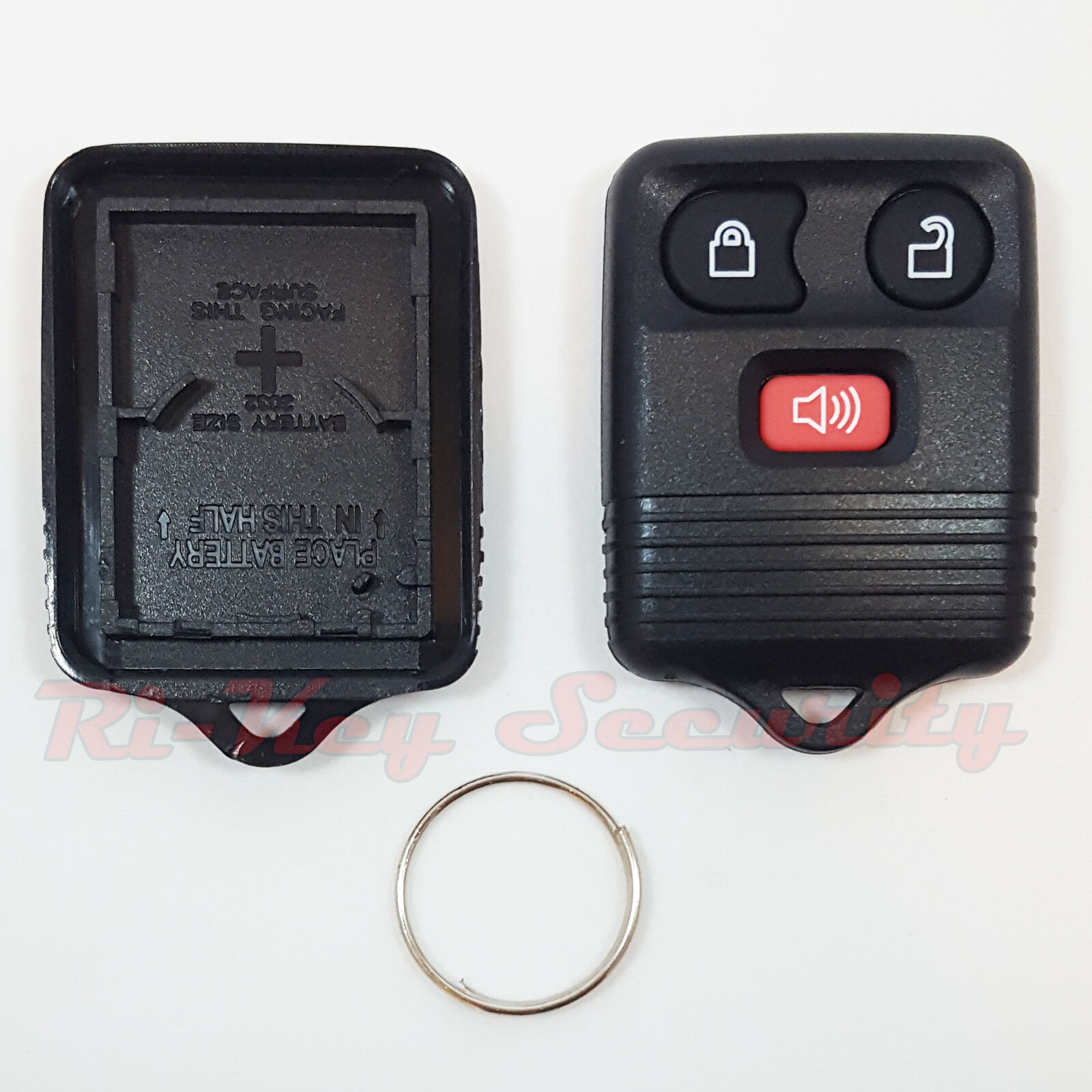 New F150 F250 F350 Replacement Alarm Remote Shell Keyless Key FOB Case 3 Buttons