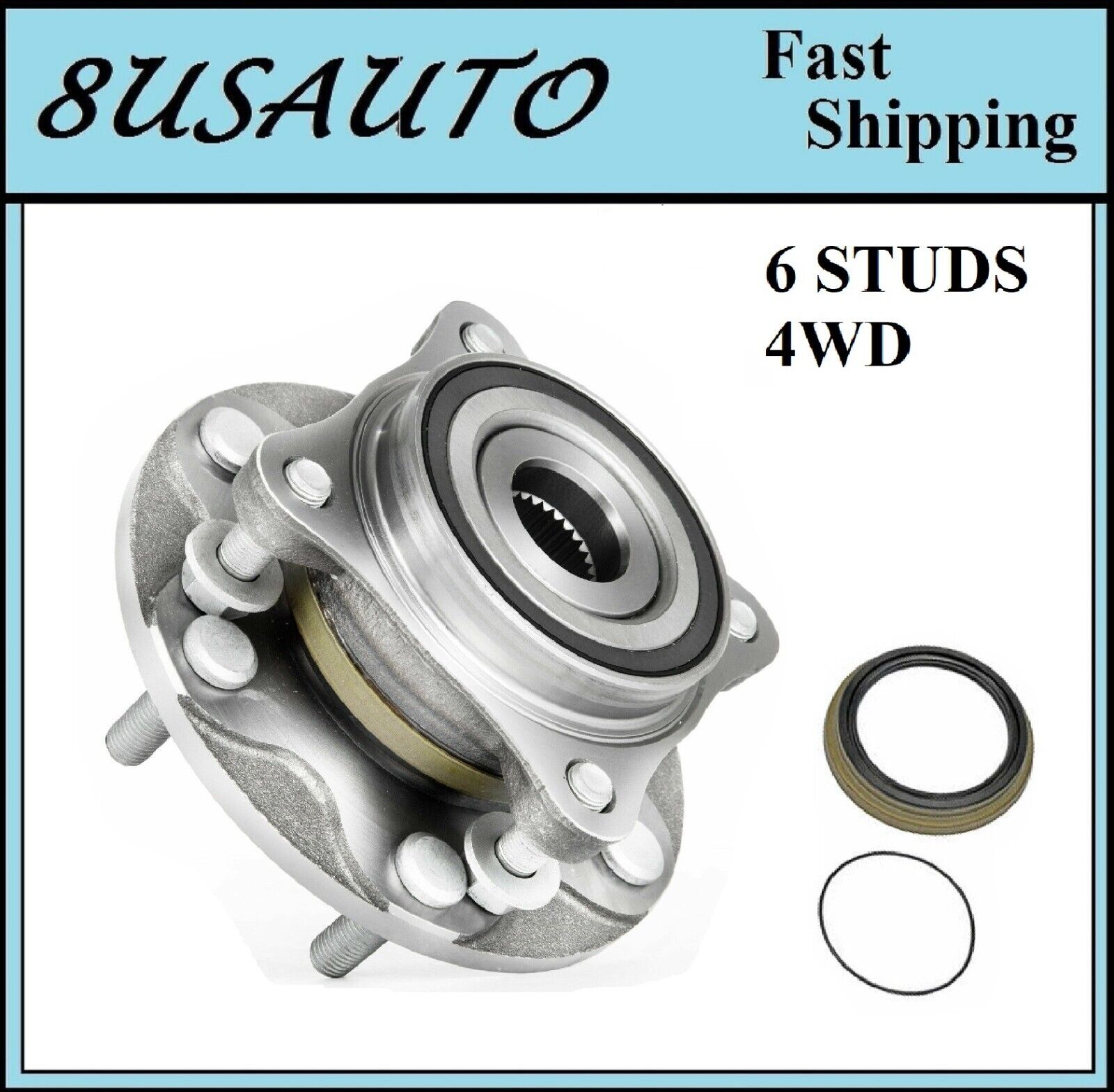 Front Wheel Hub Bearing Assembly FOR 2003-2009 LEXUS GX470 (4WD 4X4) 