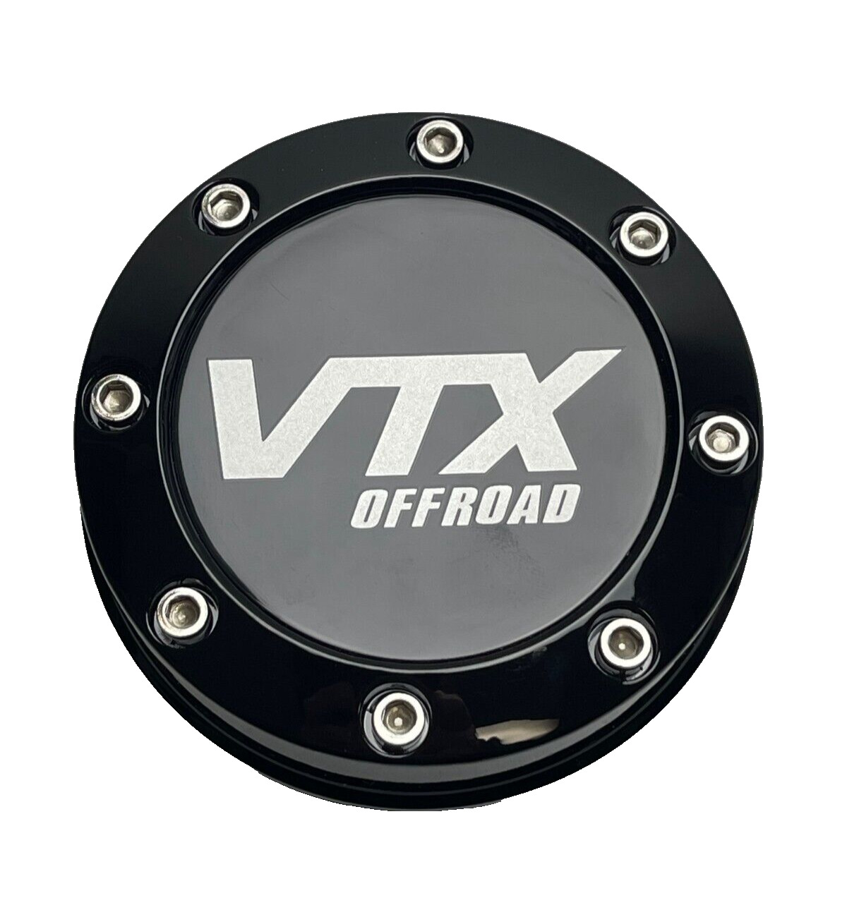 VTX OffRoad Gloss Black Snap In Wheel Center Cap C-FM291-2