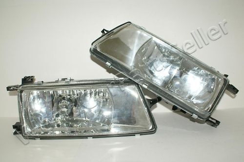 88-92 OPEL Vectra A Clear Chrome HeadLights LEFT+RIGHT