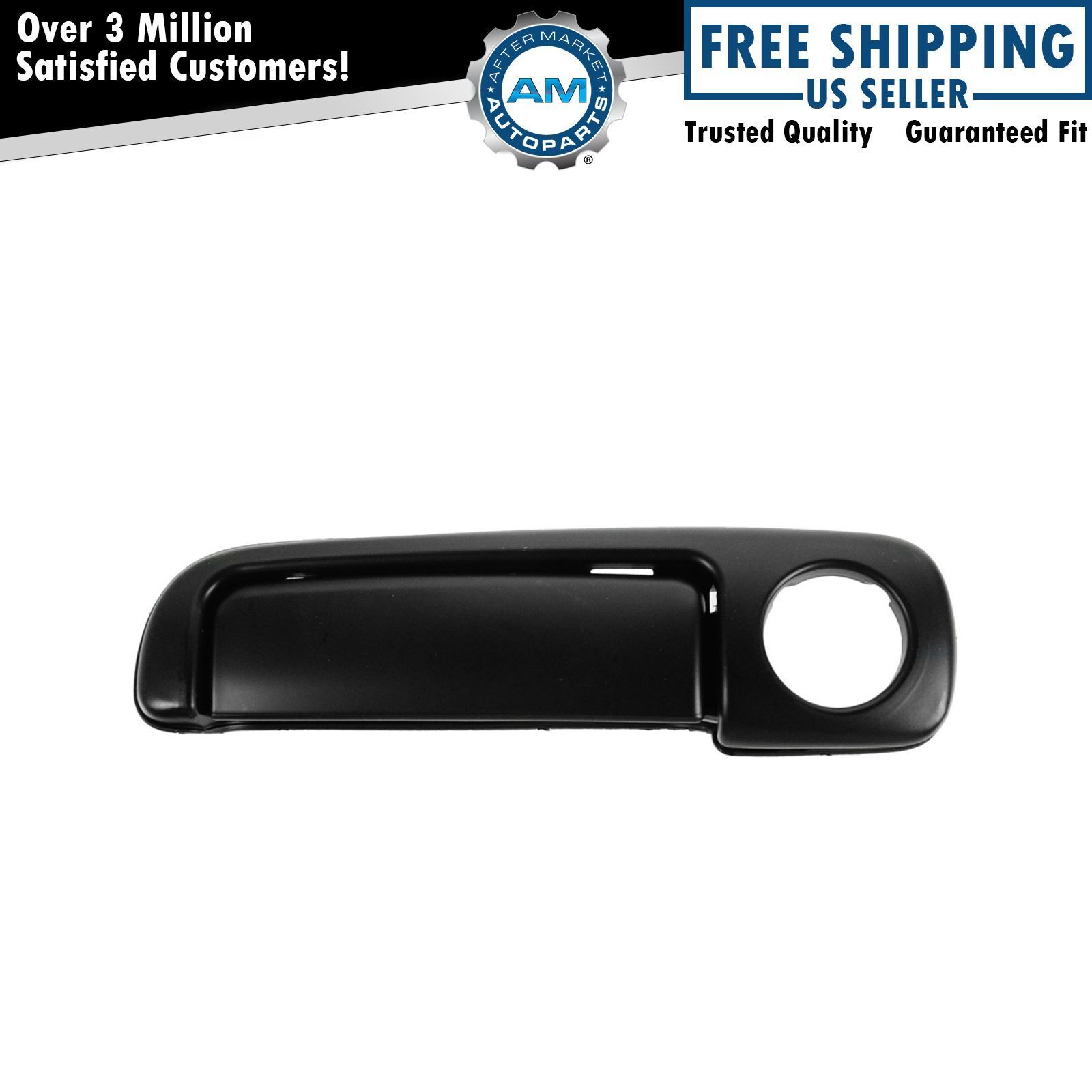 Smooth Black Outside Door Handle Driver Left LH for 96-97 Thunderbird Cougar