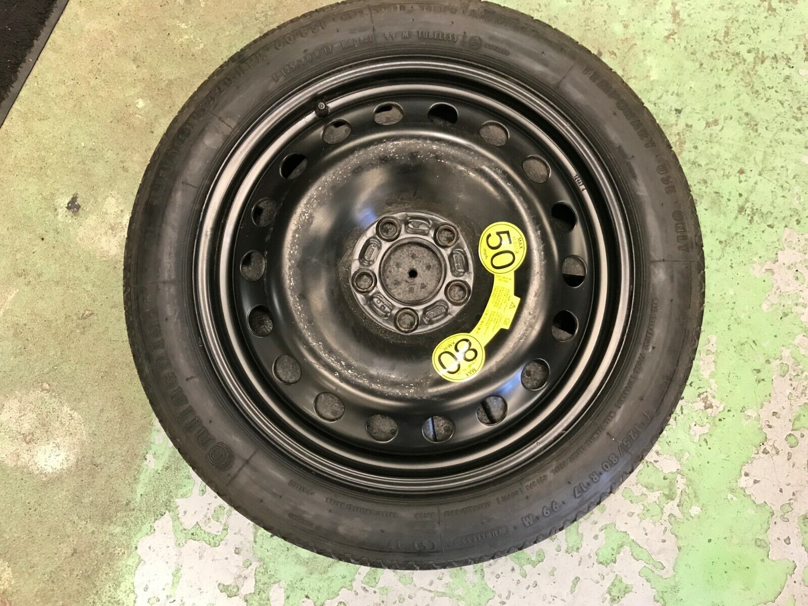07-17 Volvo P3 S60 XC70 XC60 S80 V60 Spare Wheel and Tire 32209112