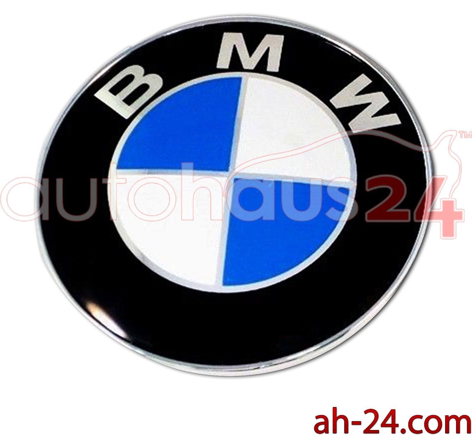 BMW 51141970248 REAR EMBLEM TRUNK BADGE LOGO ROUNDEL 78MM Z3 X5 7 SERIES GENUINE