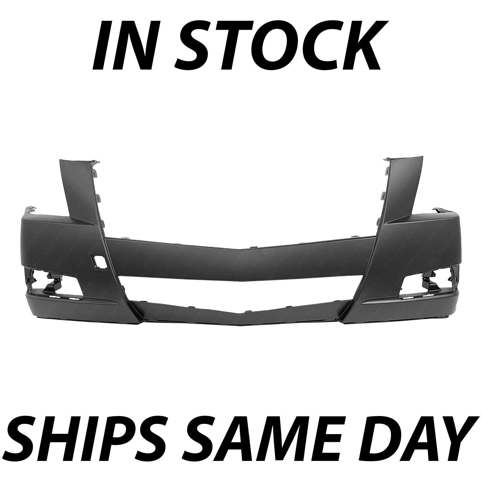 Primered- Front Bumper Cover Fascia Replacement for 2008-2014 Cadillac CTS 08-14