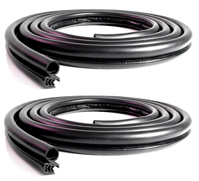 1983-1993 Ford Mustang GT LX convertible new rubber door weatherstrip seals-pair