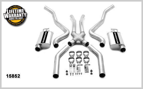 1970-1972 Plymouth Barracuda V8 318/426/440 Magnaflow Cat-Back Exhaust System