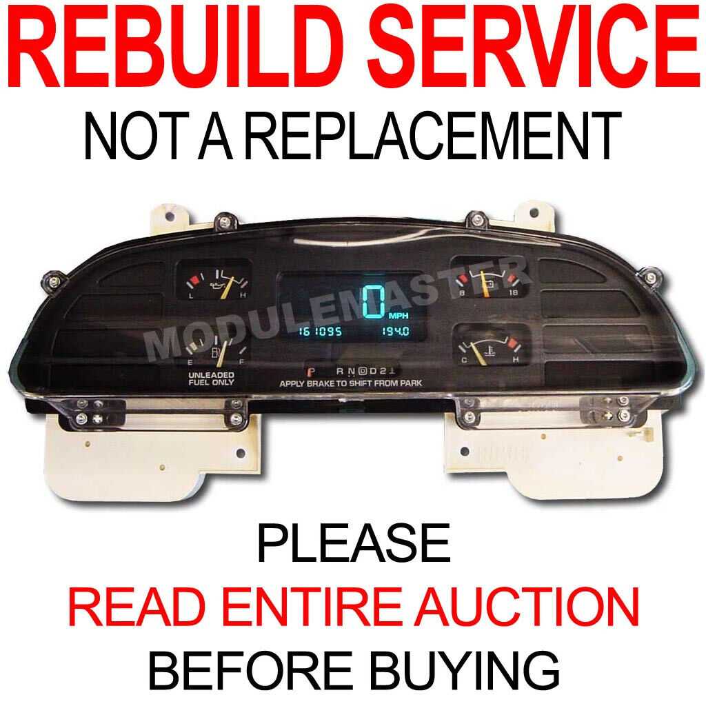 Rebuild Repair for 94 95 96 Chevy Chevrolet Caprice Impala Digital Cluster