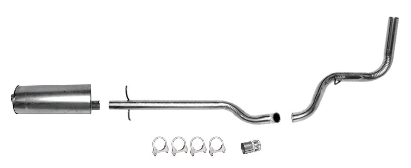 for 98-03 Ram Van 1500 2500 35 Muffler Exhaust System With 127 inch wheel base