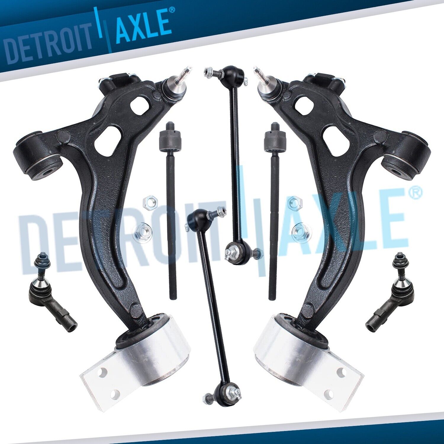 8pc Front Control arm Sway Bars Suspension Kit For 2005-2007 Freestyle Montego