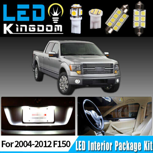 13 PCS Super White SMD LED Lights Interior Package Kit For 2004-2012 Ford F150