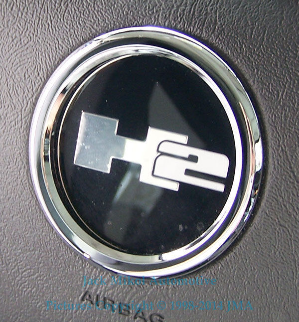 Chrome Billet Aluminium Steering Wheel Bezel for HUMMER H2 SUV & SUT Made in USA
