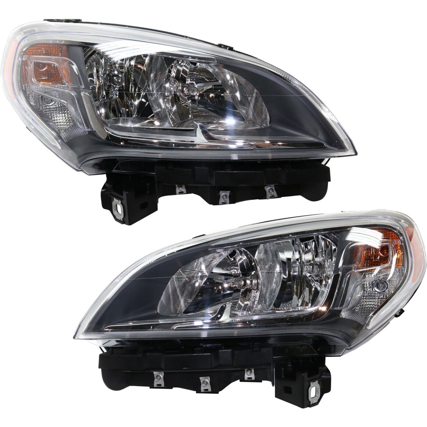 Headlight Assembly Set For 2015-2017 Ram ProMaster City Left Right With Bulb