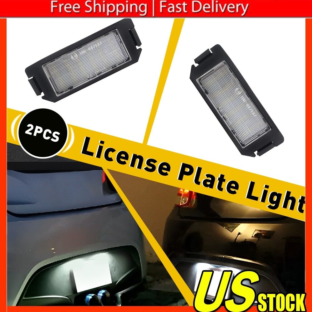 2X 18LED License Plate Lights For Hyundai Coupe GK I20 XG30 Kia Rio Picanto Soul