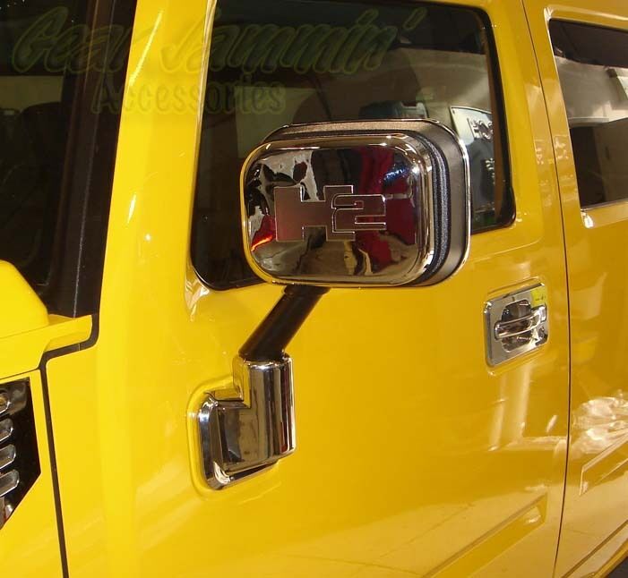 2003 - 2005 Hummer H2 SUV / SUT Chrome Mirror Covers