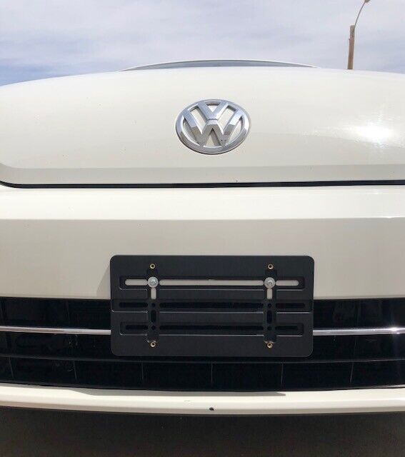 License Plate Tag Holder Mounting Relocator Adapter Bumper Kit Bracket for VW