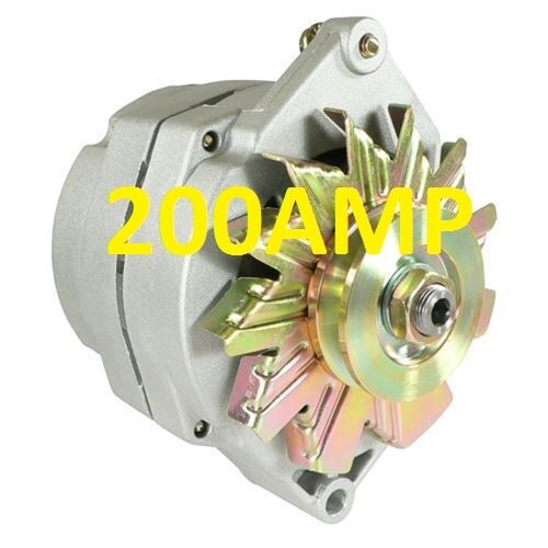 200AMP HIGH AMP  ALTERNATOR SELF EXCITING 1 WIRE SYSTEM FOR CHEVY GM BUICK