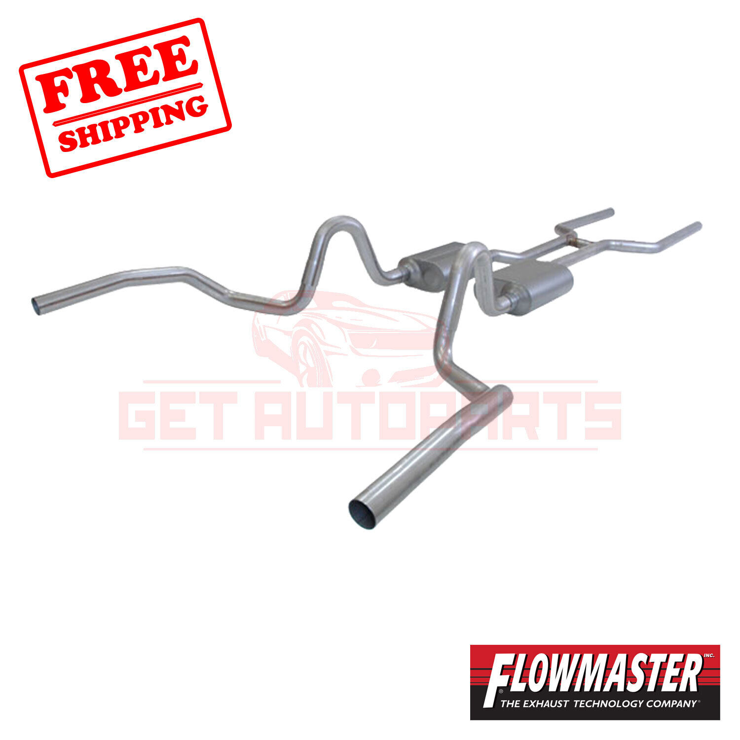 FlowMaster Exhaust System Kit for Buick GS 400 1968-1969