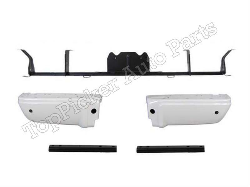 Painted Oxford White YZ/M6466A Rear Bumper Ends 5pc Set W/H For 08-16 Ford F250