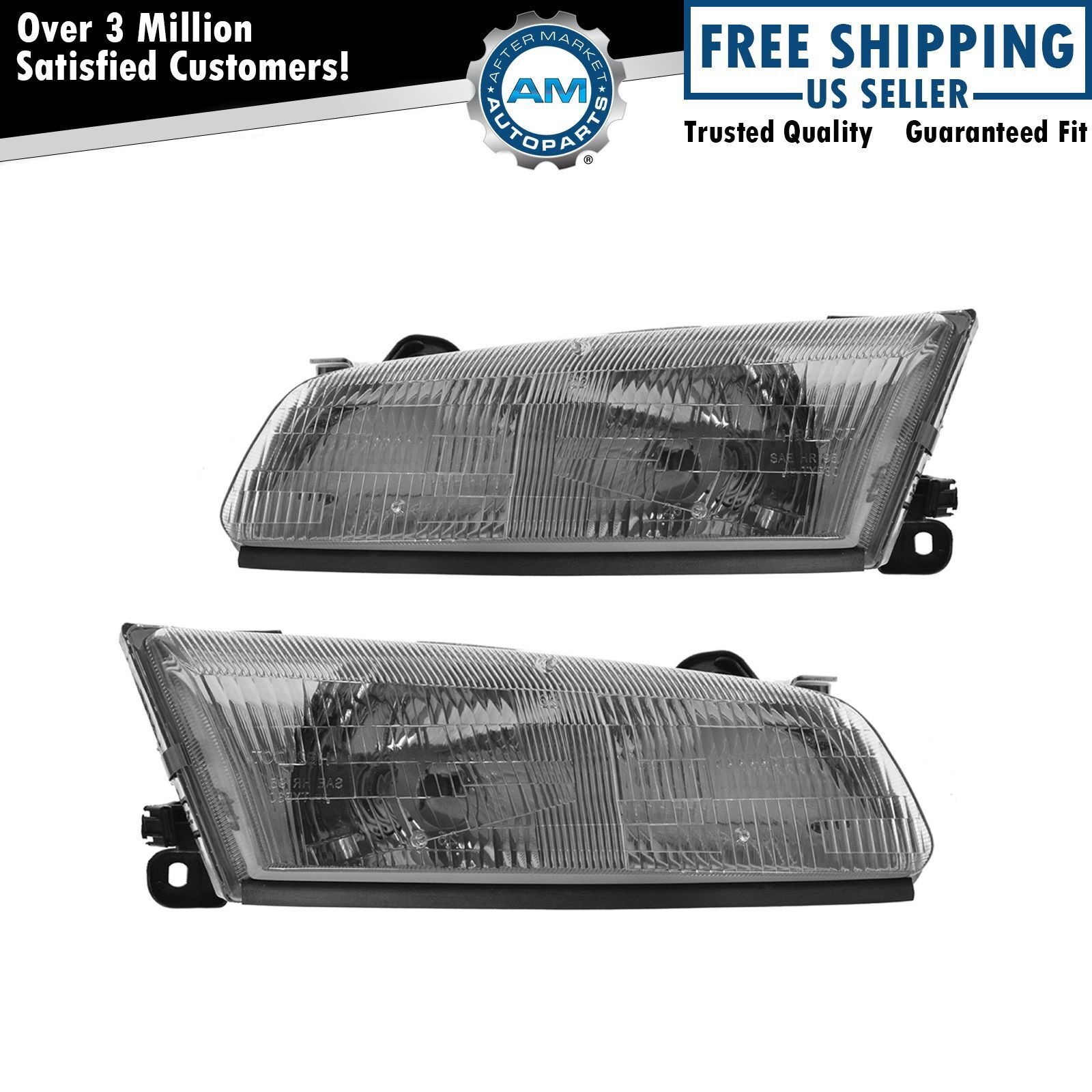 Headlight Set Left & Right For 1997-1999 Toyota Camry TO2502117 TO2503117