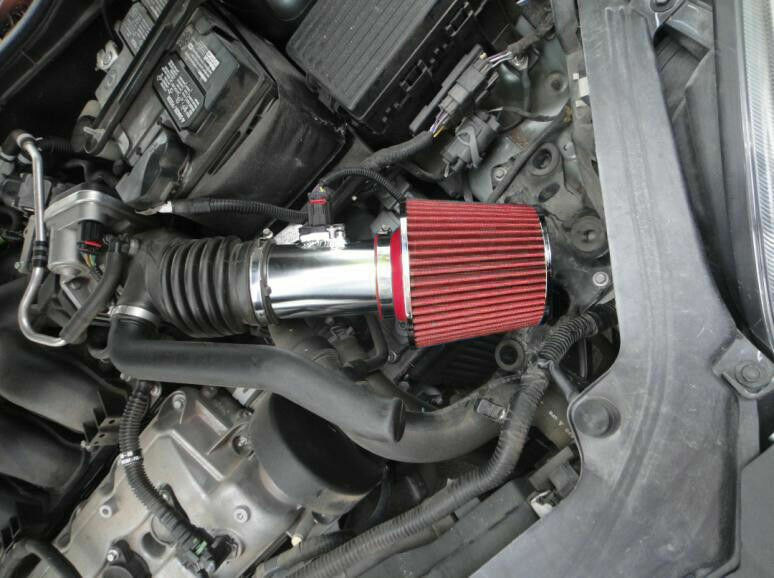 BCP RED 2006-2011 Mercury Milan 3.0L V6 Sport Ram Air Intake Kit w/Filter