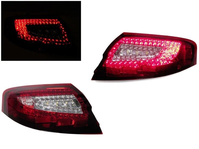 USA Porsche 996 911 Carrera 4S Turbo GT2 GT3 Red/Clear LED Rear Tail Light C4S