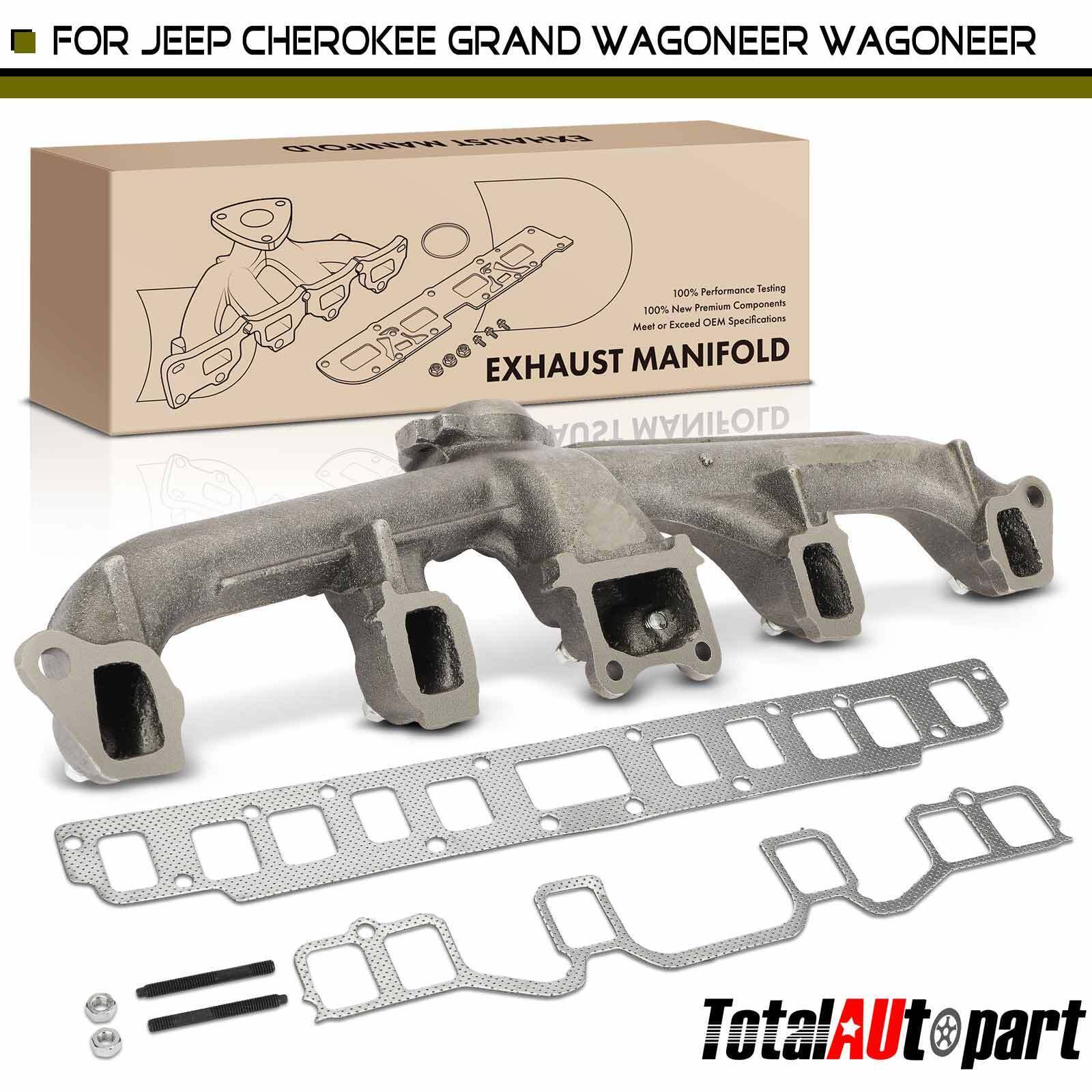 1x Exhaust Manifold w/ Gasket for Jeep Cherokee Grand Wagoneer Wagoneer J10 AMC