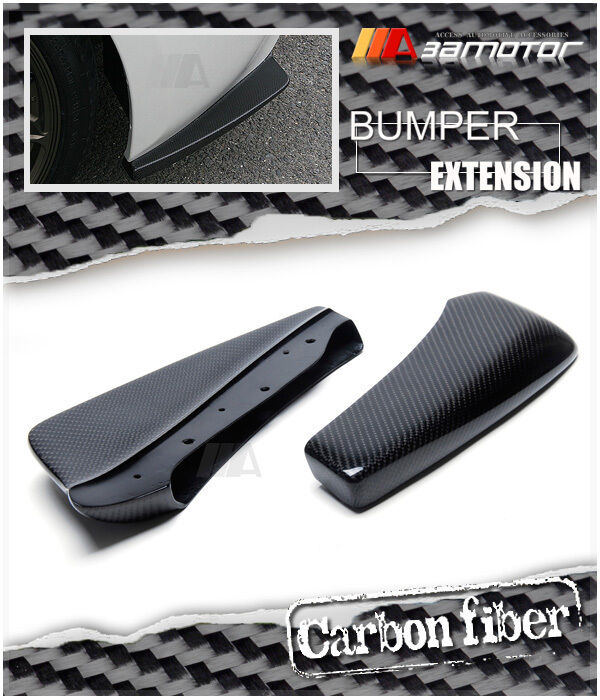 Carbon Fiber Rear Bumper Extensions Set fits TOYOTA 86 FT86 ZN6 SCION FR-S FRS