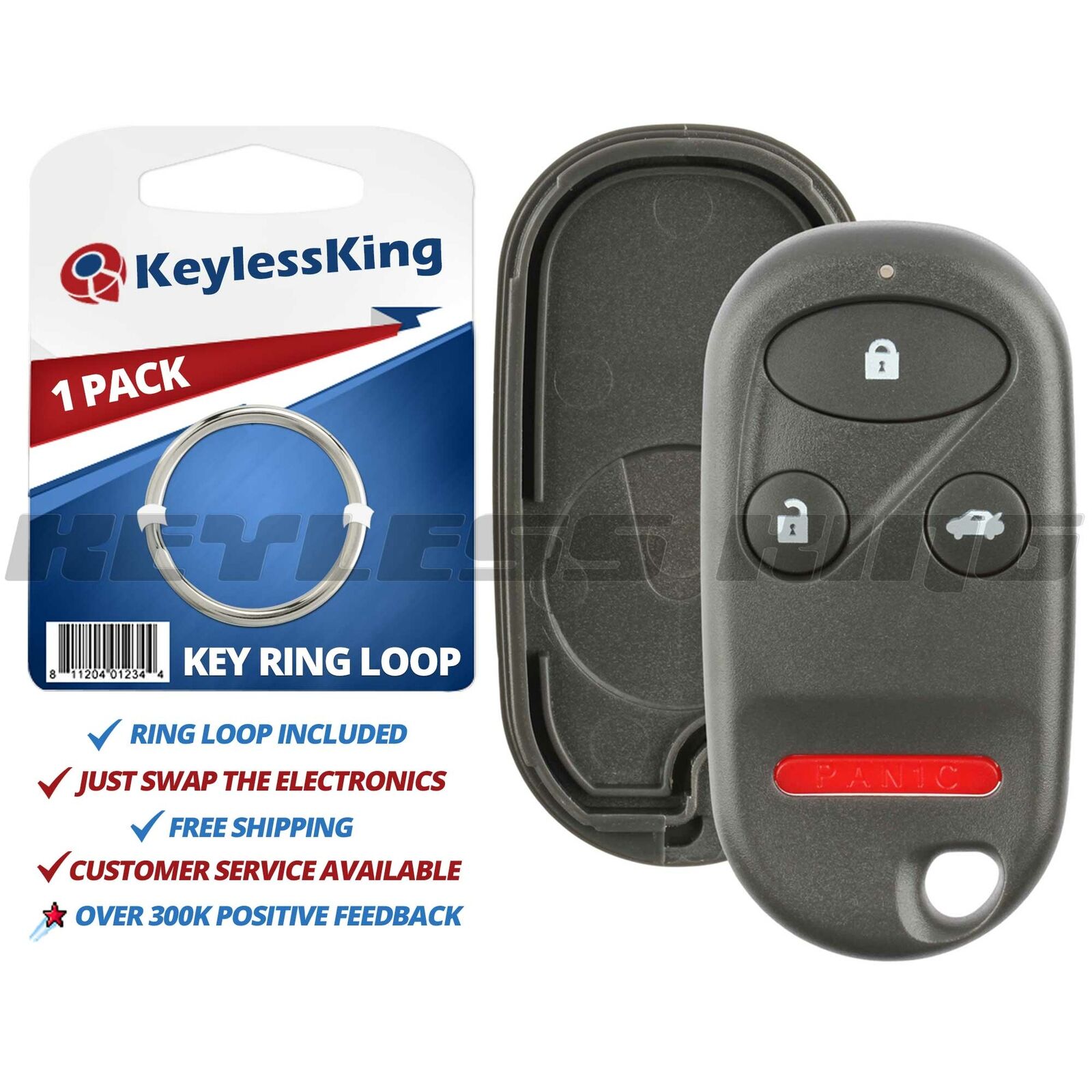 New Replacement keyless Remote Shell Pad Case Fix Repair Key Fob Clicker
