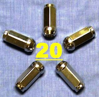 20 14X2 CHROME WHEEL LUG NUTS FORD F150 EXPEDITION LINCOLN NAVIGATOR MARK