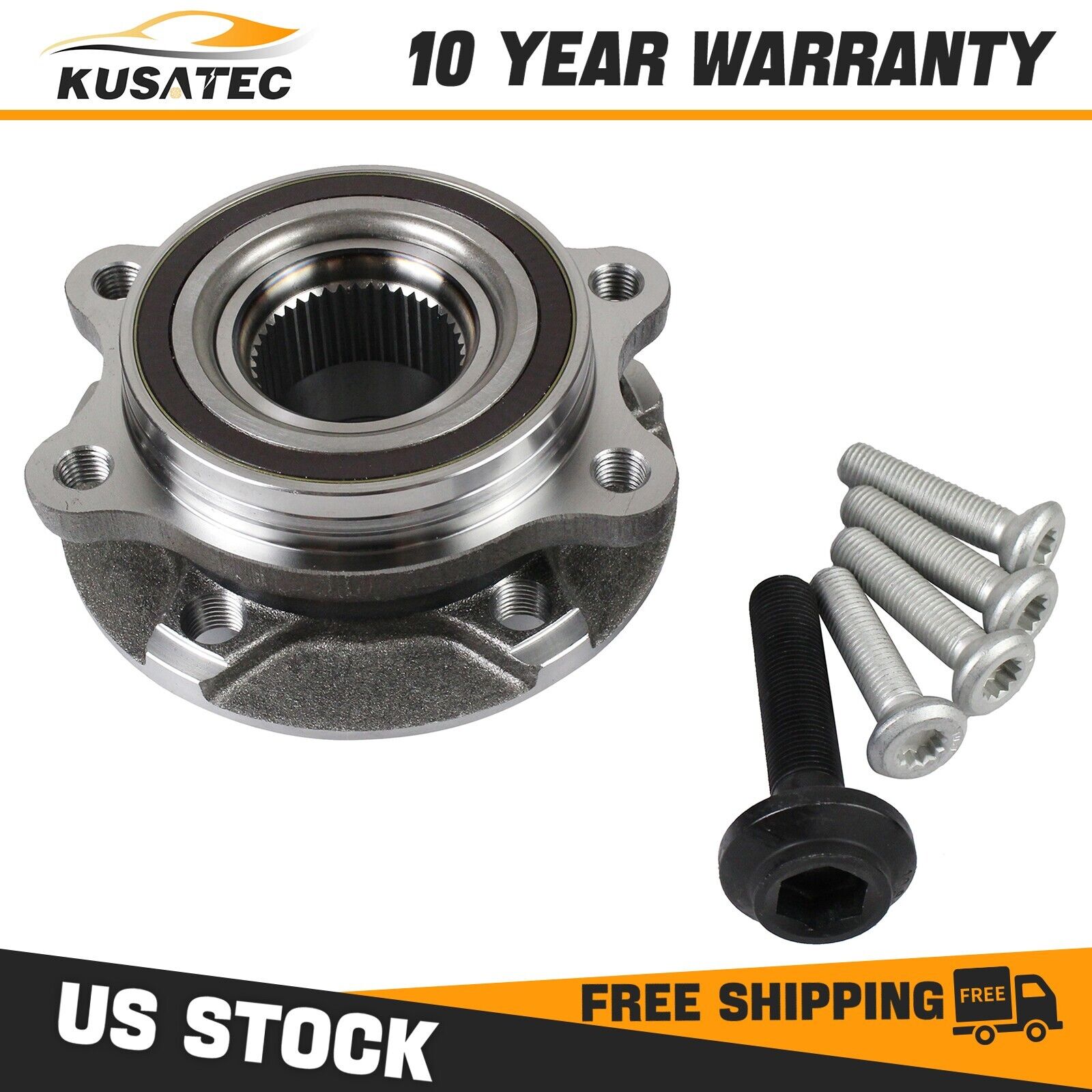 Front Wheel Bearing Hub Assembly For Audi A4 A5 Quattro A6 A7 A8  Allroad Q5 Rs5