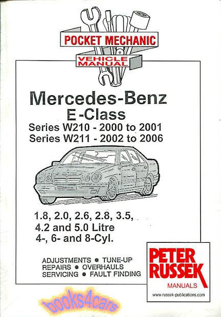 SHOP MANUAL MERCEDES SERVICE REPAIR BOOK E CLASS W210 W211 2000-2006