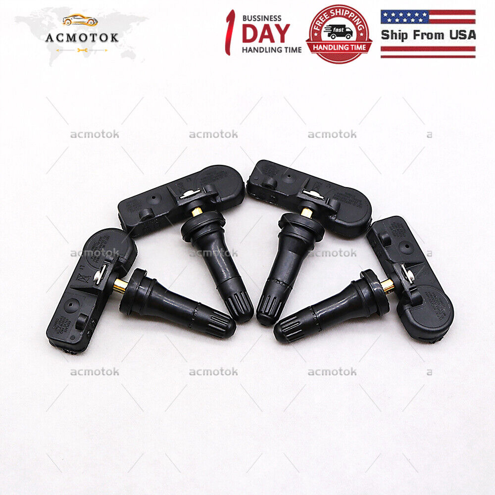 New Set of (4) For Ford Tire Pressure Sensors DE8T-1A180-AA For F150 F250 F350