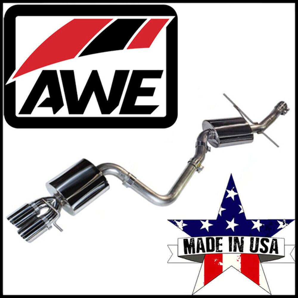 AWE Touring Cat-Back Exhaust System fits 2009-2016 Audi A4 Quattro 2.0L L4 AWD