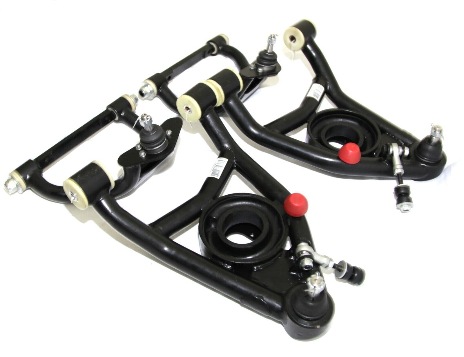 Black Front Upper&Lower Control Arm fit 68-72 Chevelle GTO Cutlass GM A Body
