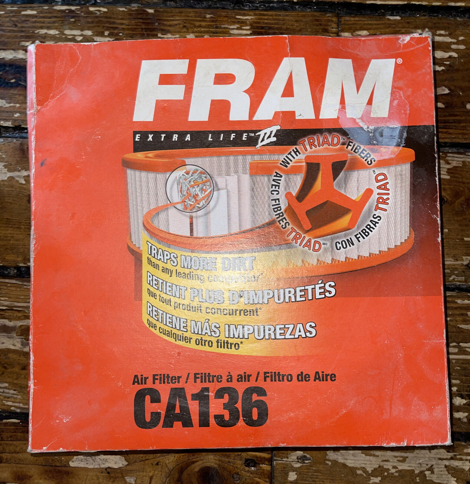 FRAM CA136 Air and Fuel Delivery FRAM, CA136, Air Filter Fits Buick Centurion 19