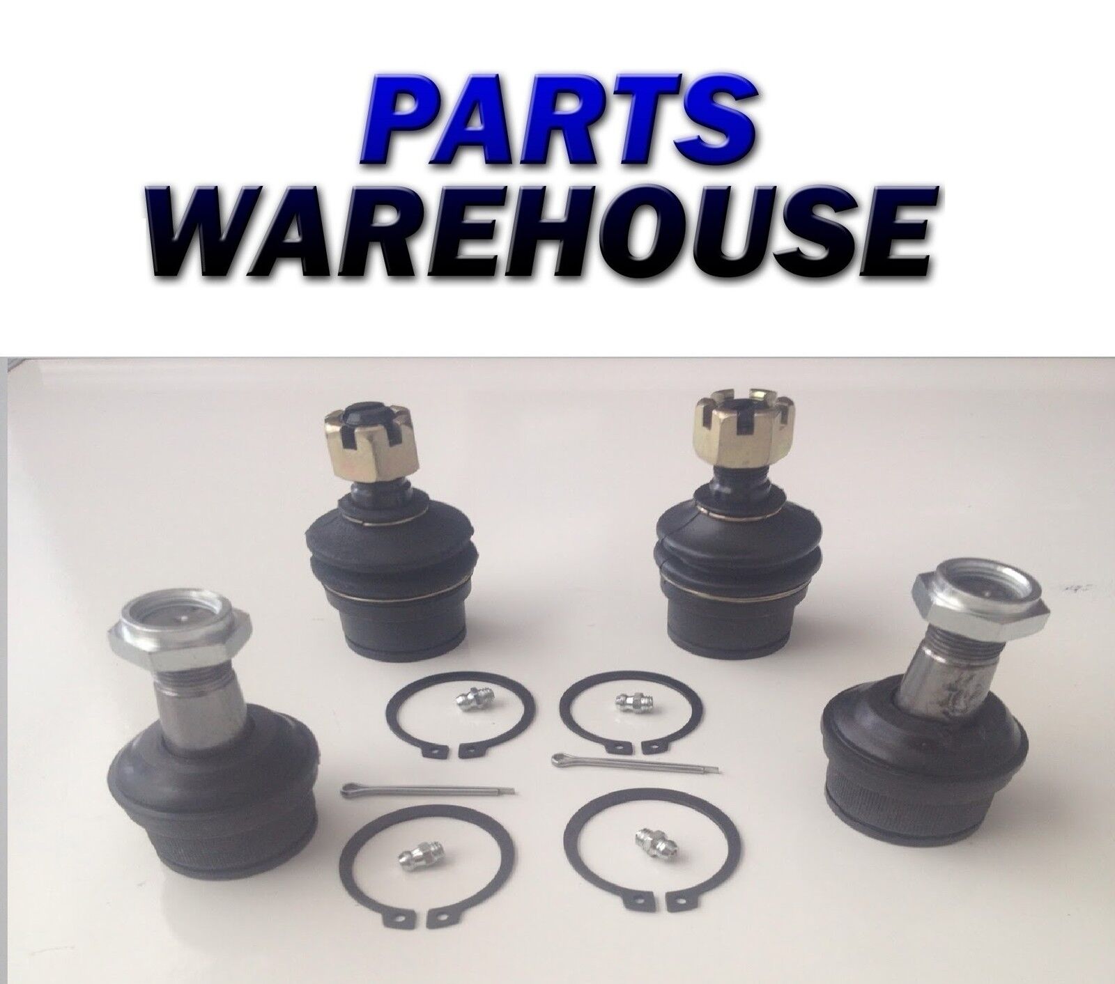 4 Front Upper And Lower Ball Joints Lifetime Warranty
