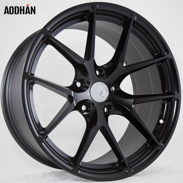 18X8 +35 AodHan LS007 5X100 Black Wheel Fits Dodge Neon Srt4 Forester Outback