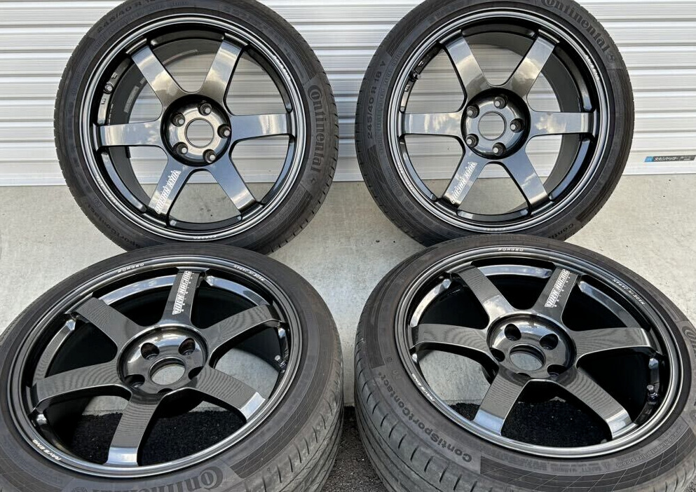RAYS Wheels Volk Racing TE37 SAGA 18×9.5J+31 / 5H×114.3  4SET Without Tires