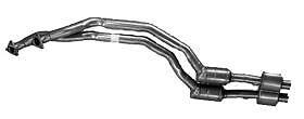 1997-98 BMW 528i 528iT 2.8L ENGINE FRONT PIPE WITH CATALYTIC CONVERTER