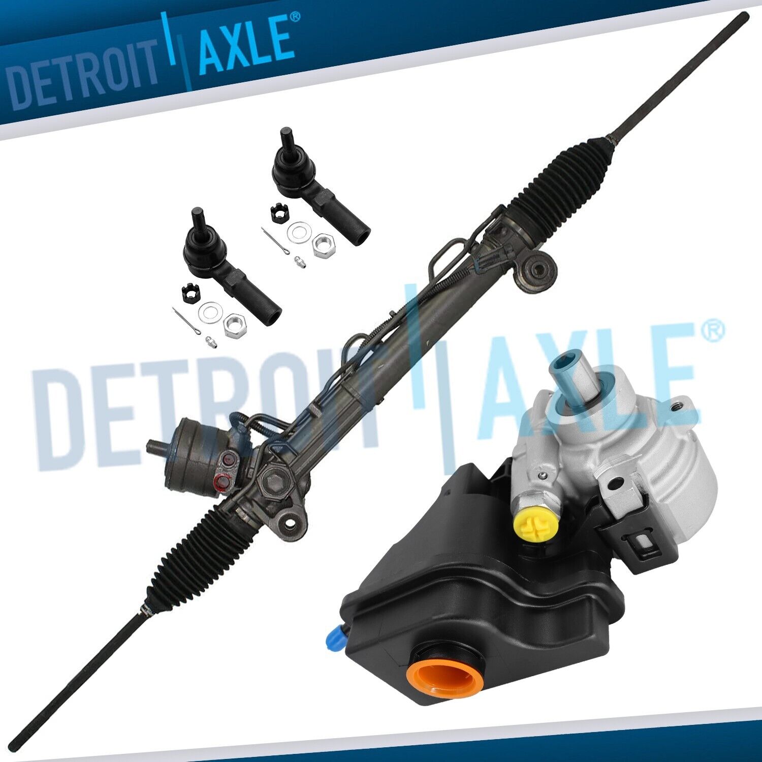 Power Steering Pump Rack and Pinion Tie Rod Ends for Cadillac DTS Buick Lucerne