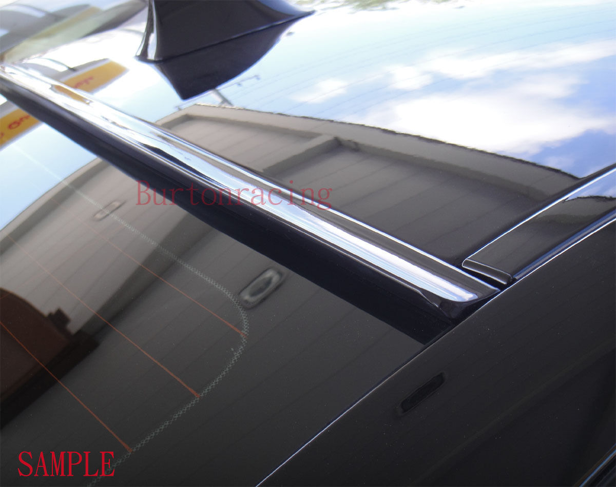 BTR Painted For 2014-2018 INFINITI Q50-Rear Window Roof Spoiler(Black)