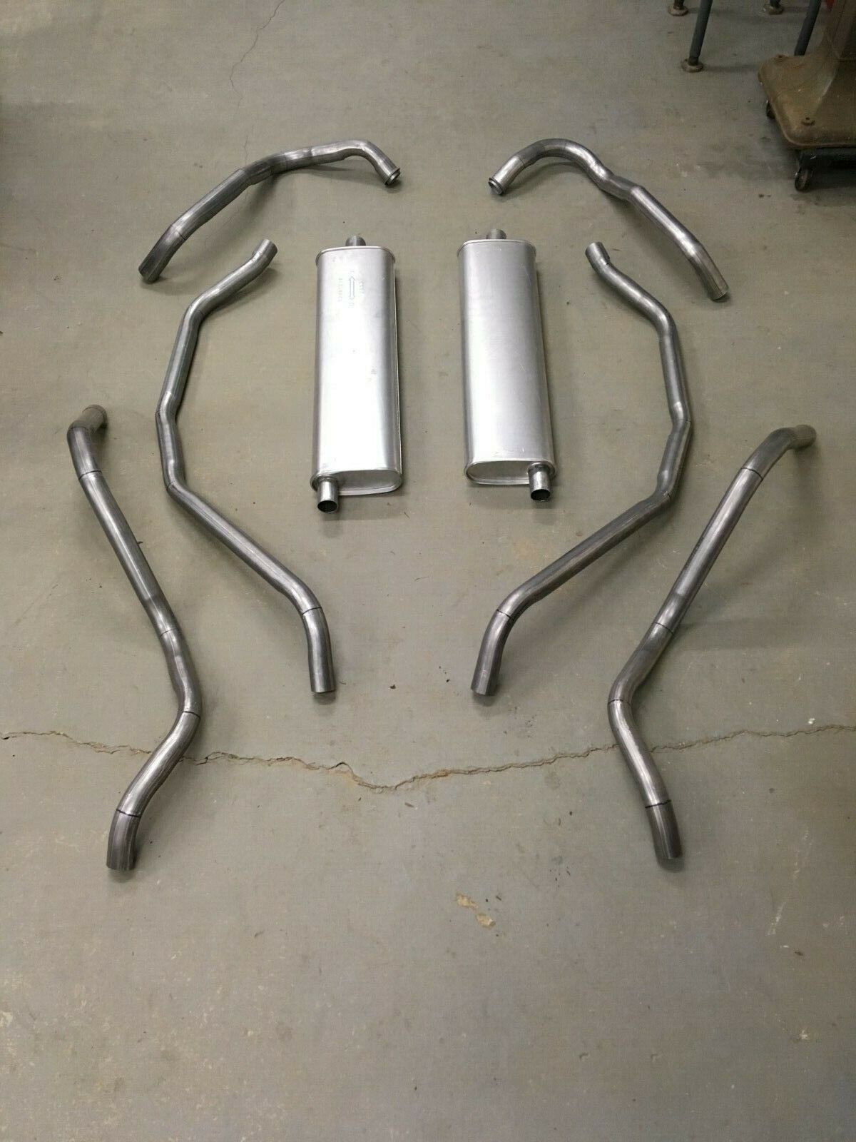 1959-1960 Chevy V-8 Bel Air, Impala, Biscayne NOS Style Dual Exhaust System 