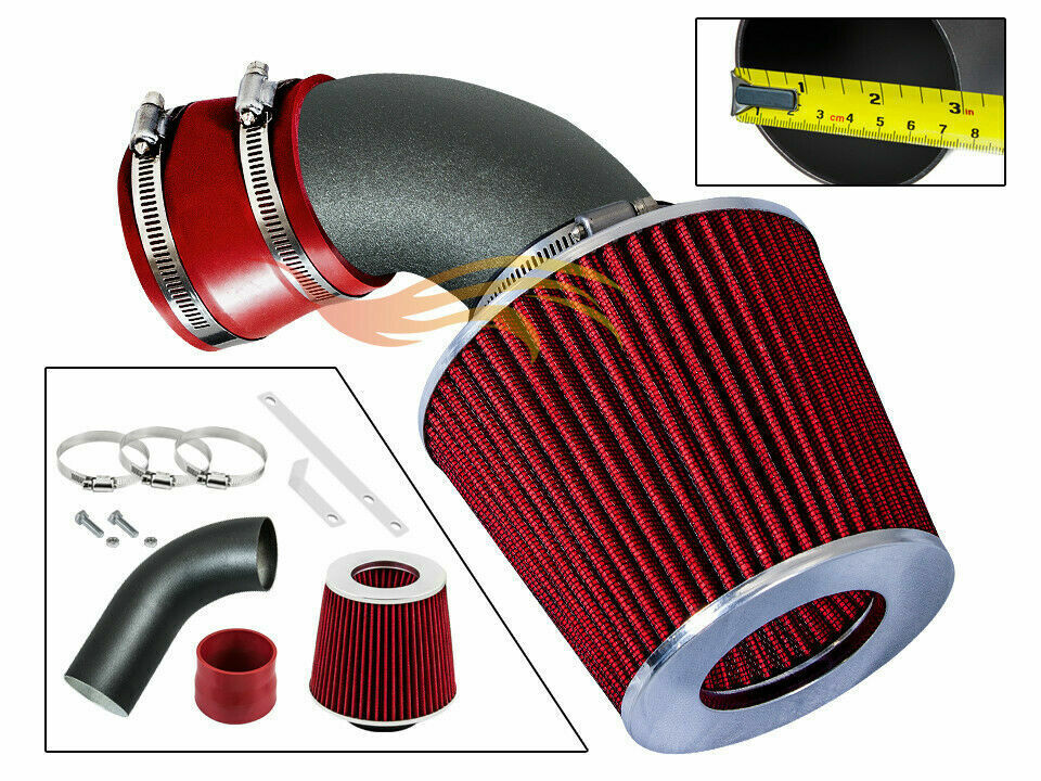 XYZ RED Sport Air Intake Kit+Filter For 97-00 BMW E39 528i & 01-03 BMW 525i 530i