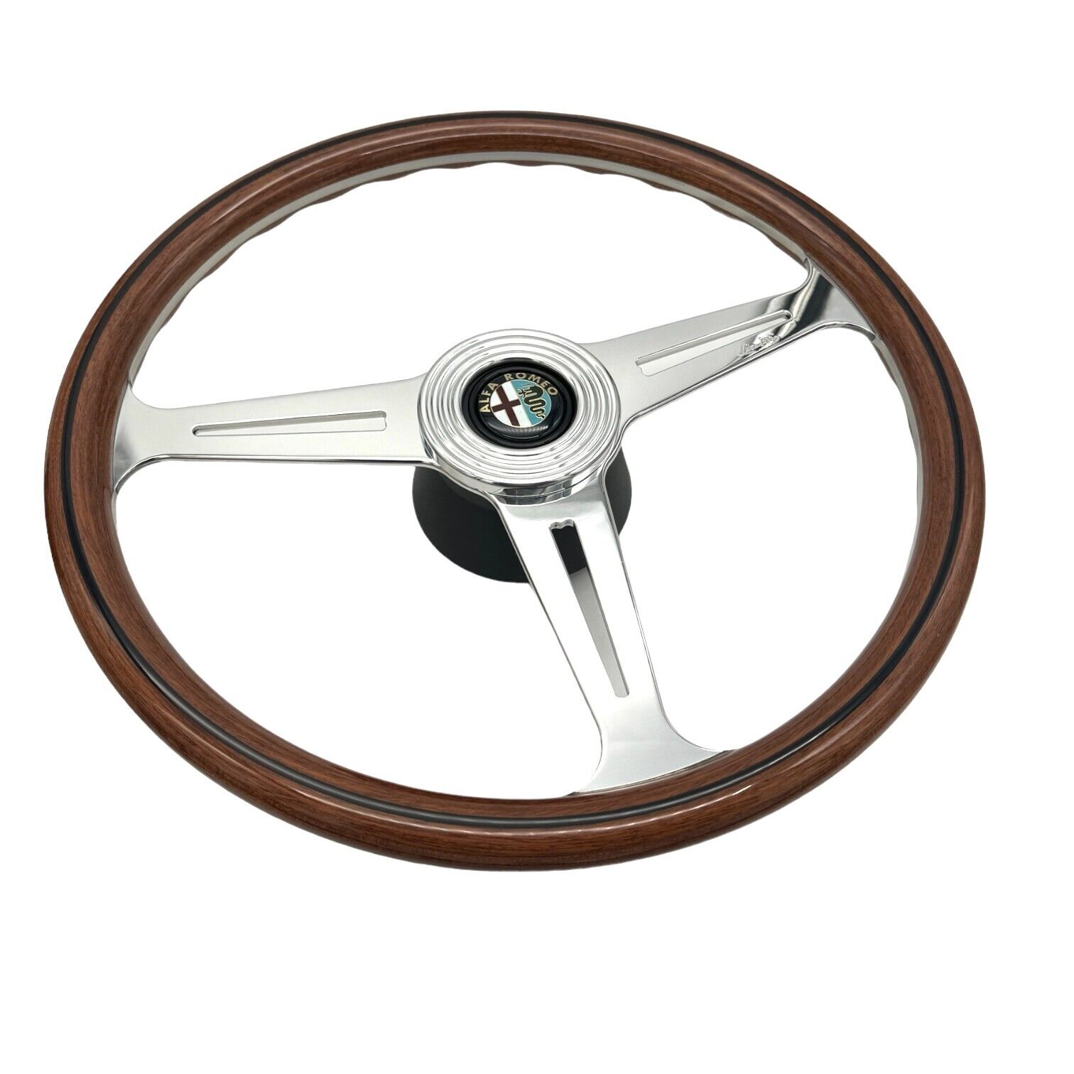 Alfa Romeo Montreal Luisi Montecarlo Vintage Wood Steering Wheel 390mm
